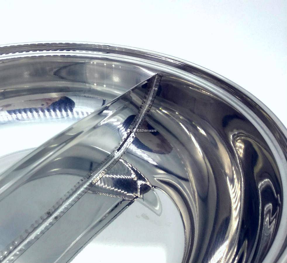 FREE GIFT Toffi Stainless Steel Steamboat Pot 2in1 Separate Hot Pot With Glass Steel Lid With