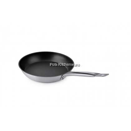 Toffi Stainless Steel Chef Grade Heavy Duty Non Stick Sandwich Bottom Frying Pan Skillet Kuali Tidak Melekat 不粘锅平底锅 - C8220M Toffi Stainless Steel Chef Grade Heavy Duty Non Stick Sandwich Bottom Frying Pan Skillet Kuali Tidak Melekat 不粘锅平底锅 - C8220M