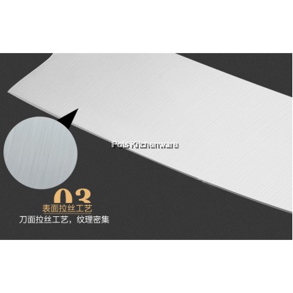 RiteNife Stainless Steel Chinese Cleaver Chopping Knife with Wood Handle Pisau Pemotong Tulang 砍骨刀 - BS329