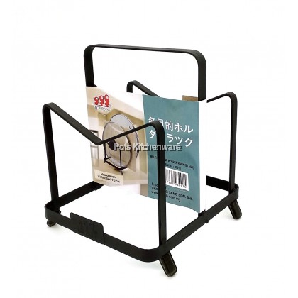Metal Iron Coated Cutting Board Rack Chopping Board Holder Pot Lid Drying Rack - 3B010