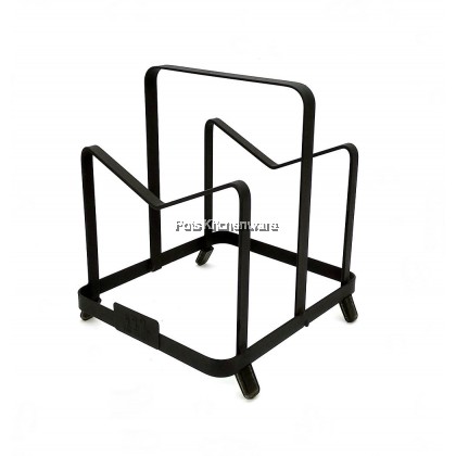 Metal Iron Coated Cutting Board Rack Chopping Board Holder Pot Lid Drying Rack - 3B010