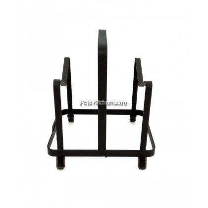 Metal Iron Coated Cutting Board Rack Chopping Board Holder Pot Lid Drying Rack - 3B010