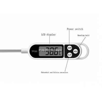 Digital Food Thermometer Kitchen Digital Thermometer Pengukur Suhu Makanan 烘培温度计厨房食品温度计 - PL924 Digital Food Thermometer Kitchen Digital Thermometer Pengukur Suhu Makanan 烘培温度计厨房食品温度计 - PL924