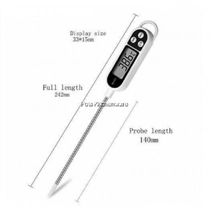 Digital Food Thermometer Kitchen Digital Thermometer Pengukur Suhu Makanan 烘培温度计厨房食品温度计 - PL924 Digital Food Thermometer Kitchen Digital Thermometer Pengukur Suhu Makanan 烘培温度计厨房食品温度计 - PL924
