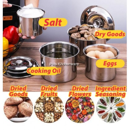 Toffi Stainless Steel Condiment Bowl Spices Sauce Storage Container Bekas Rempah Sos 不锈钢味盅调味料收纳容器调味罐 - K7600K9600 Toffi Stainless Steel Condiment Bowl Spices Sauce Storage Container Bekas Rempah Sos 不锈钢味盅调味料收纳容器调味罐 - K7600K9600