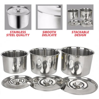 Toffi Stainless Steel Condiment Bowl Spices Sauce Storage Container Bekas Rempah Sos 不锈钢味盅调味料收纳容器调味罐 - K7600K9600 Toffi Stainless Steel Condiment Bowl Spices Sauce Storage Container Bekas Rempah Sos 不锈钢味盅调味料收纳容器调味罐 - K7600K9600