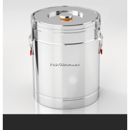 Toffi 10L/14L Stainless Steel Insulated Airtight Thermal Food Container Soup Carrier Drink Dispenser Bekas Makanan Tahan Panas 大容量保温桶 - B2000S