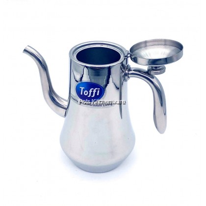 Toffi Stainless Steel Tea Pot Coffee Kettle Teko Kopi Cerek 不锈钢茶壶 - B9100 Toffi Stainless Steel Tea Pot Coffee Kettle Teko Kopi Cerek 不锈钢茶壶 - B9100