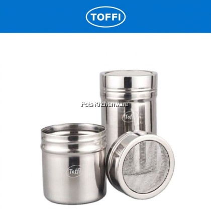 Toffi Stainless Steel Seasoning Condiment Sugar Pepper Cheese Powder Spices Shaker Bekas Serbuk Chili Lada Sulah 不锈钢调味料罐 - B4700