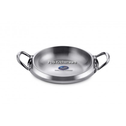 Toffi Stainless Steel Rice Serving Pan Spain Seafood Paella Pan Hot Pot Serving Dish - C6322M