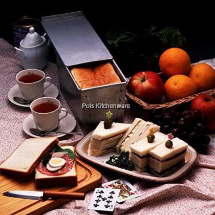 Aluminum Bread Loaf Pan Toast box Loaf Tin Bread Pan 土司盒 Acuan Roti (450gm/750gm) - 29450GM
