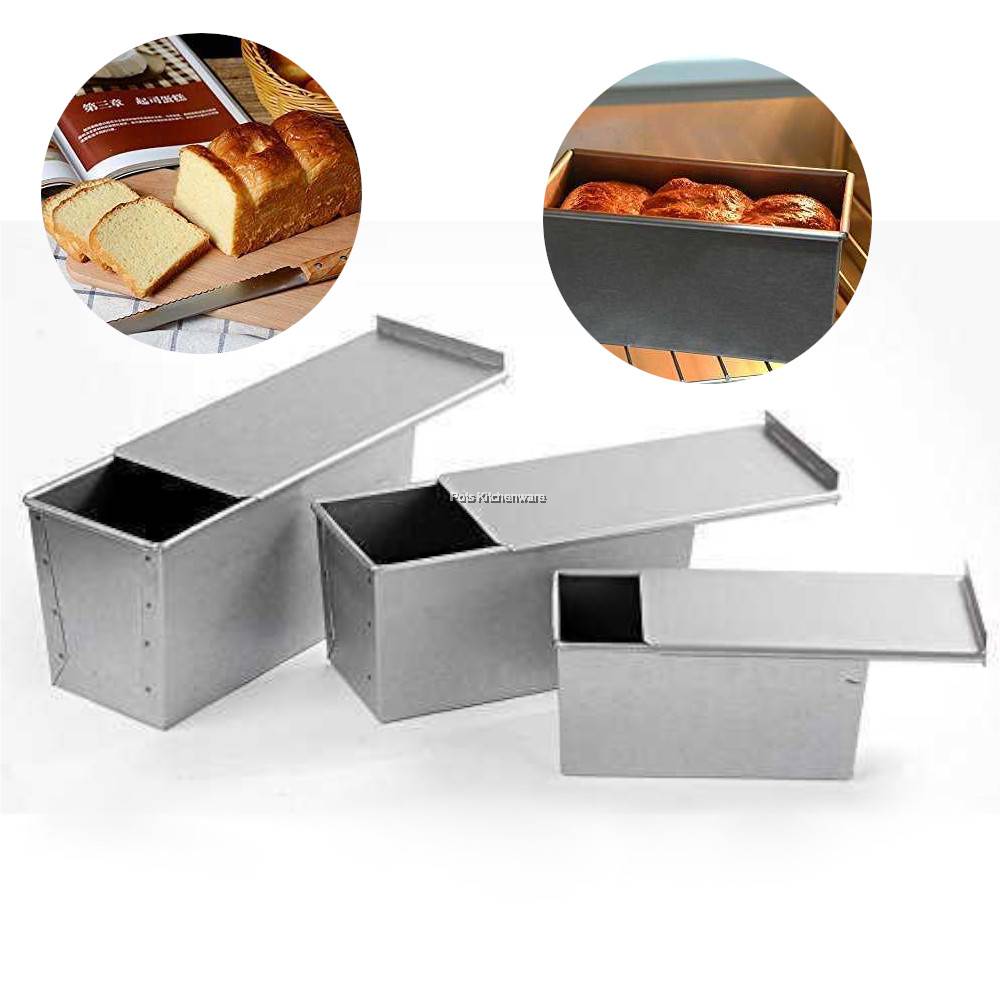 Loaf tin bread top