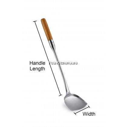 Toffi Long Handle Stainless Steel Heavy Duty Turner Spatula Ladle Senduk Kuah Sudip Senduk Goreng - K2790 Toffi Long Handle Stainless Steel Heavy Duty Turner Spatula Ladle Senduk Kuah Sudip Senduk Goreng - K2790