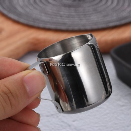 Toffi Stainless Steel Small Spout Pitcher Creamer Jug Espresso Jug Milk Pitcher (3oz/ 5oz) - B7700 Toffi Stainless Steel Small Spout Pitcher Creamer Jug Espresso Jug Milk Pitcher (3oz/ 5oz) - B7700
