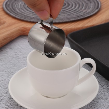 Toffi Stainless Steel Small Spout Pitcher Creamer Jug Espresso Jug Milk Pitcher (3oz/ 5oz) - B7700 Toffi Stainless Steel Small Spout Pitcher Creamer Jug Espresso Jug Milk Pitcher (3oz/ 5oz) - B7700