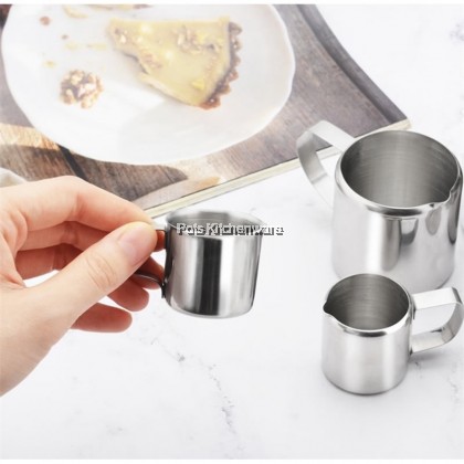 Toffi Stainless Steel Small Spout Pitcher Creamer Jug Espresso Jug Milk Pitcher (3oz/ 5oz) - B7700 Toffi Stainless Steel Small Spout Pitcher Creamer Jug Espresso Jug Milk Pitcher (3oz/ 5oz) - B7700