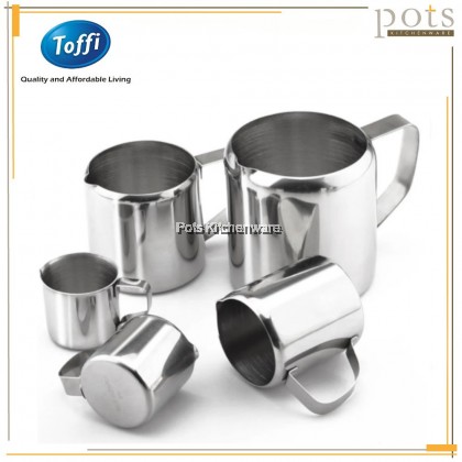 Toffi Stainless Steel Small Spout Pitcher Creamer Jug Espresso Jug Milk Pitcher (3oz/ 5oz) - B7700 Toffi Stainless Steel Small Spout Pitcher Creamer Jug Espresso Jug Milk Pitcher (3oz/ 5oz) - B7700