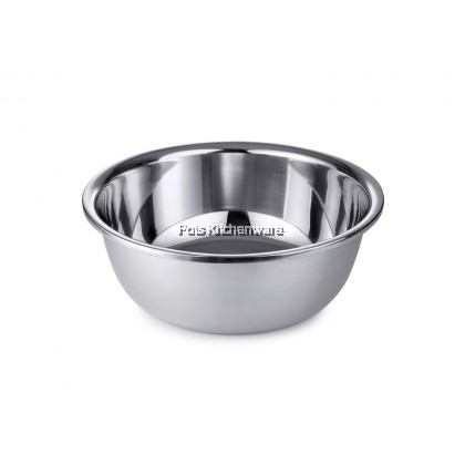 Toffi Thickened High Quality LARGE SIZE Stainless Steel Vegetable Fruits Washing Strainer Colander with Bowl Basin 不锈钢洗菜盆米筛盆 - K4430M