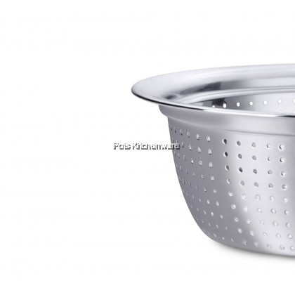 Toffi Thickened High Quality LARGE SIZE Stainless Steel Vegetable Fruits Washing Strainer Colander with Bowl Basin 不锈钢洗菜盆米筛盆 - K4430M