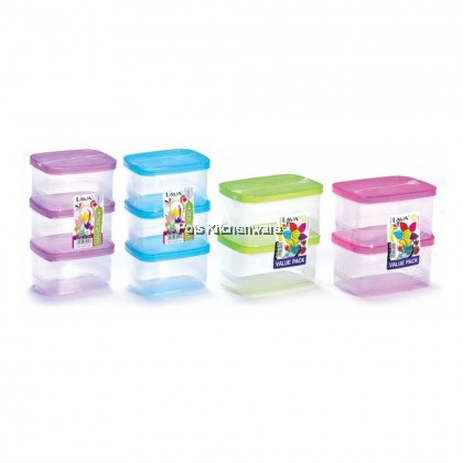 Lava Mini Small BPA Free Plastic Food Container Candy Storage Box Bekas Makanan Mini - FC2222