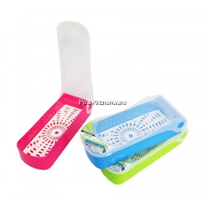 Lava BPA Free Plastic Cutlery Storage Organizer Chopsticks Spoon Fork Container Bekas Sudu Garpu 餐具收纳盒- CH0100