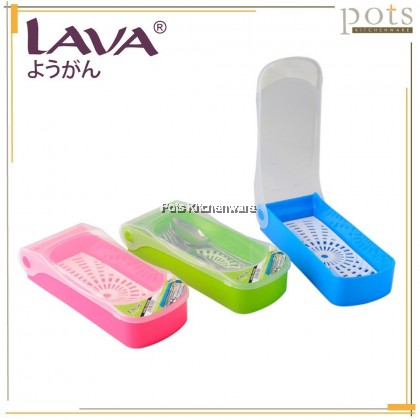 Lava BPA Free Plastic Cutlery Storage Organizer Chopsticks Spoon Fork Container Bekas Sudu Garpu 餐具收纳盒- CH0100