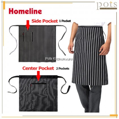 Homeline Half Length Half Body Restaurant Chef Apron Bistro Barista Waiter Waitress Apron 线条厨房围裙- L0226 Homeline Half Length Half Body Restaurant Chef Apron Bistro Barista Waiter Waitress Apron 线条厨房围裙- L0226