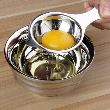 Stainless Steel Egg Yolk Separator Egg Yolk Divider Pemisah Telur Kuning Telur 蛋黄分离器 - GB9684 Stainless Steel Egg Yolk Separator Egg Yolk Divider Pemisah Telur Kuning Telur 蛋黄分离器 - GB9684