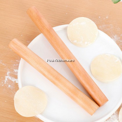 Wooden Dough Roller Solid Wood Pastry Rolling Pin (8/9/11-inch) 擀面棍擀面杆 - GD20CMM