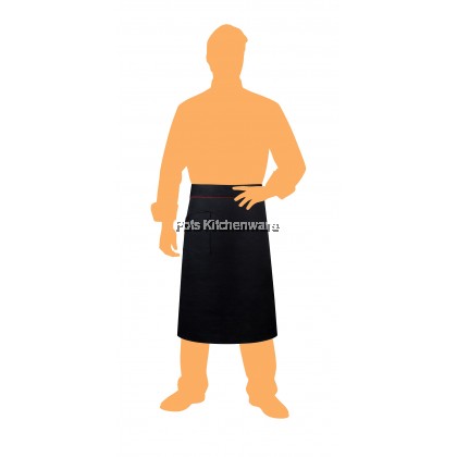Homeline Single Pocket Half Body Length Long Chef Waist Apron Waiter Waitress Apron 半身围裙 - L0223