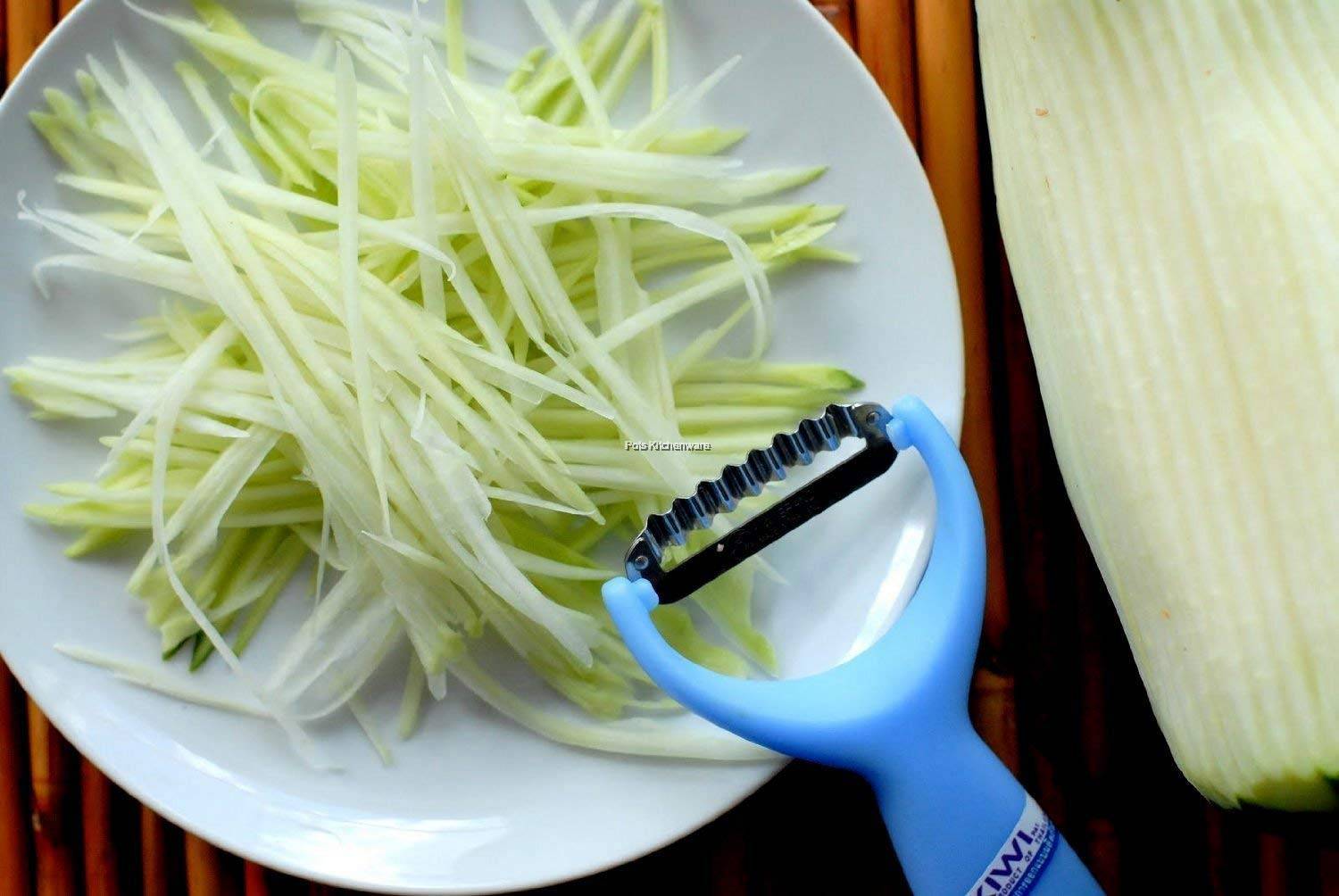 Thailand Kiwi Pro Zigzag Peeler Slicer Penyagat Betik Pelam Sayuran 削皮刀