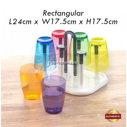 Elianware BPA-Free Cup Drying Rack Mug Holder Pemegang Rak Cawan Gantung Gelas - E772M