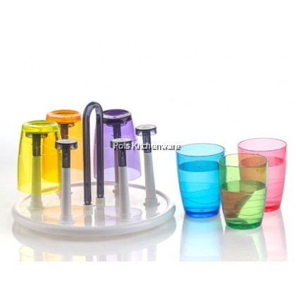 Elianware BPA-Free Cup Drying Rack Mug Holder Pemegang Rak Cawan Gantung Gelas - E772M