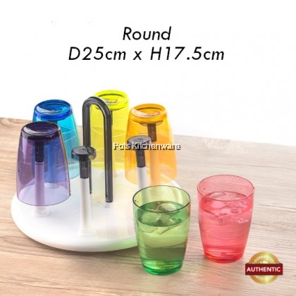 Elianware BPA-Free Cup Drying Rack Mug Holder Pemegang Rak Cawan Gantung Gelas - E772M
