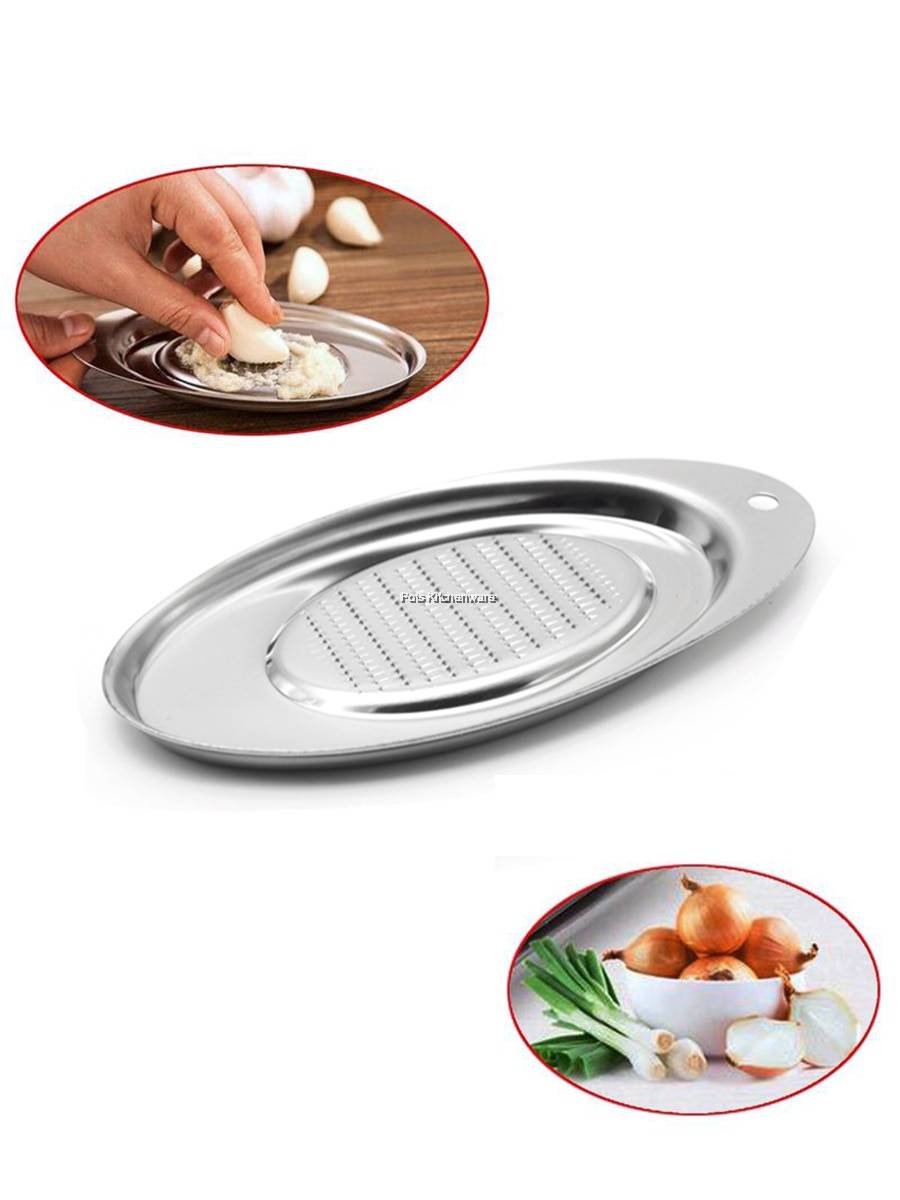 Oval Stainless Steel Ginger Grater SS585