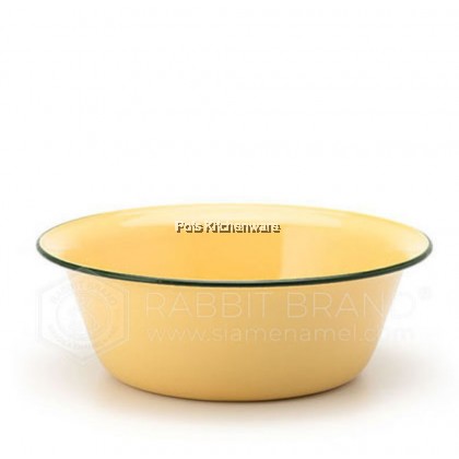 Rabbit Brand Traditional THICK Enamel Bowl Water Basin Basin Ayan Besen Sapan - IR116M