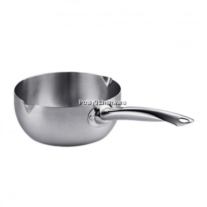 Toffi Stainless Steel Saucepan Milk Pot with Spout Periuk Masak 不锈钢牛奶锅泡面锅 - C8900