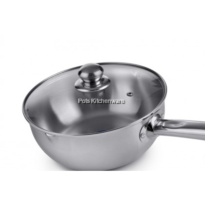 Toffi Stainless Steel Saucepan Milk Pot with Spout Periuk Masak 不锈钢牛奶锅泡面锅 - C8900