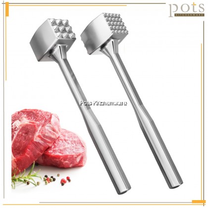 100gm Aluminium Alloy Meat Tenderizer Steak Hammer Pemukul Daging 敲肉锤松肉锤 - RT511