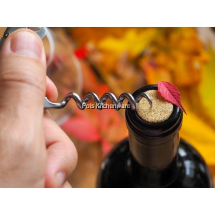 Banquet 2-in-1 Corkscrew Wine Bottle Opener Champagne Bottle Stopper 红酒香槟开瓶器 - BQX48601744X