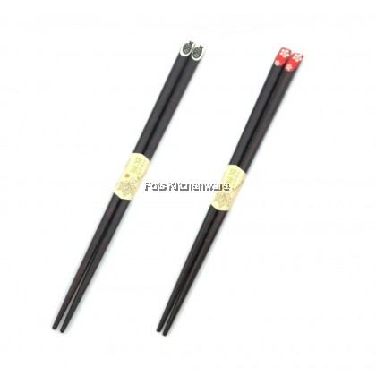  2 pairs Bamboo Japanese Style Chinese Chopsticks Wooden Chopstick 日式竹筷子 - MK0525A
