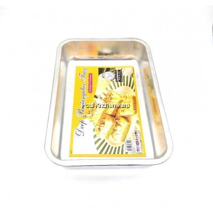 Eagle Ware Aluminum Bread Loaf Cake Baking Deep Oblong Tray Acuan Kek Roti (34cm) - A0740