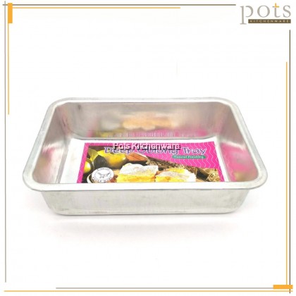 Eagle Ware Aluminum Bread Loaf Cake Baking Deep Oblong Tray Acuan Kek Roti (34cm) - A0740