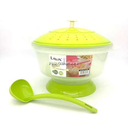 Lava BPA Free Food Rice Drinks Serving Saver Container with Serving Scoop Bekas Makanan Buffet Minuman - FS695