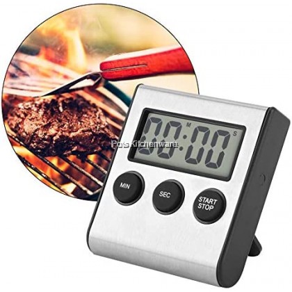 LCD Digital Kitchen Cooking Baking Timer Wall Mounted Magnetic Countdown Alarm Digital Masa 厨房烘培计时器 - TM15