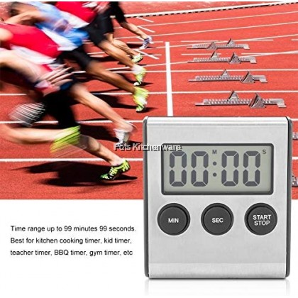 LCD Digital Kitchen Cooking Baking Timer Wall Mounted Magnetic Countdown Alarm Digital Masa 厨房烘培计时器 - TM15