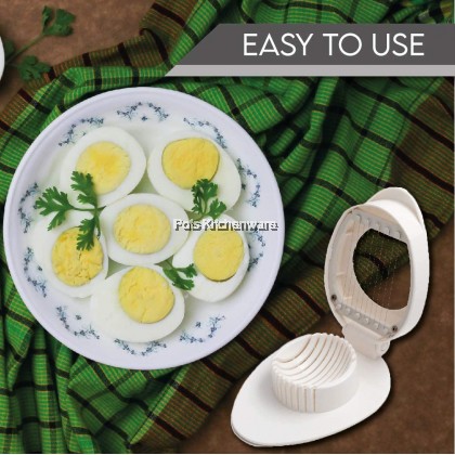 Hard Boiled Egg Slicer Egg Cutter Pemotong Telur Rebus 水煮蛋切蛋器鸡蛋切割器 - TC100731