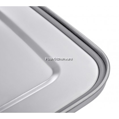 RELAX Stainless Steel SUS304 Anti Leaking Lunch Box Food Container 不锈钢防漏餐盒 Bekas Makanan Besi - H0200