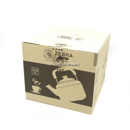 100% Original Zebra Thailand 泰国斑马牌 Stainless Steel SUS304 Century Whistling Kettle Cerek 不锈钢烧水壶 (3.0L/4.5L/5.5L) - Z113513M