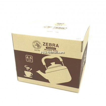 100% Original Zebra Thailand 泰国斑马牌 Stainless Steel SUS304 Century Whistling Kettle Cerek 不锈钢烧水壶 (3.0L/4.5L/5.5L) - Z113513M